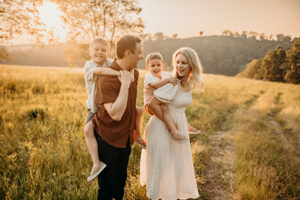 quick family photos in Easton PA 